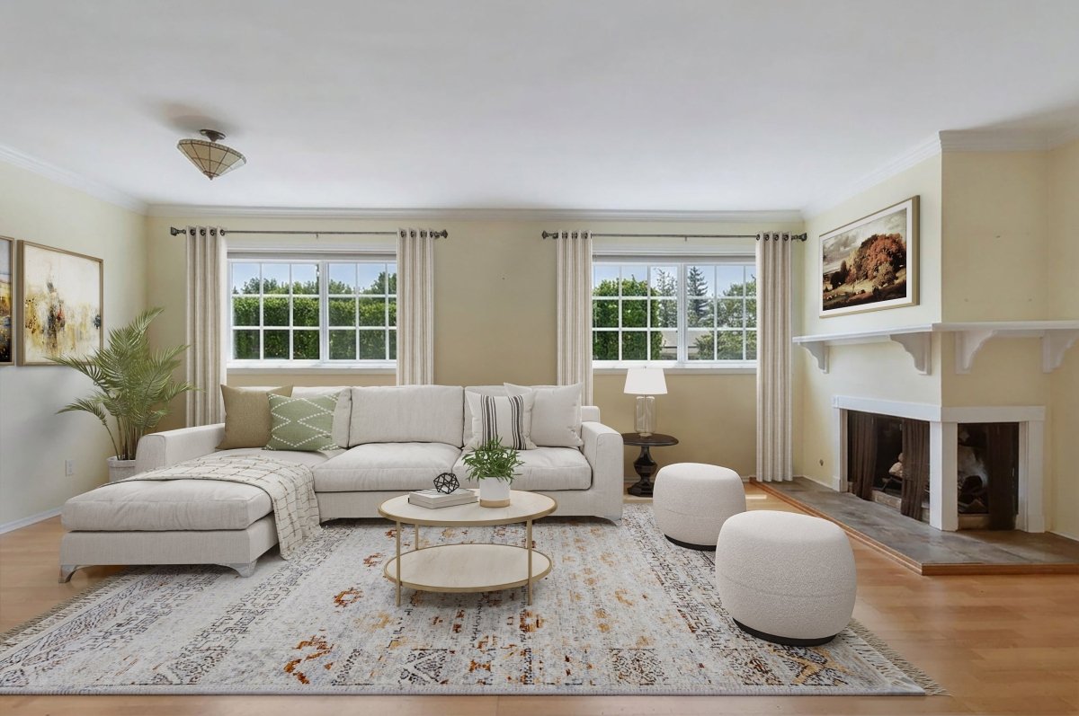 How to Stage a Living Room to Sell (Physically and Virtually) - Bella Virtual Staging