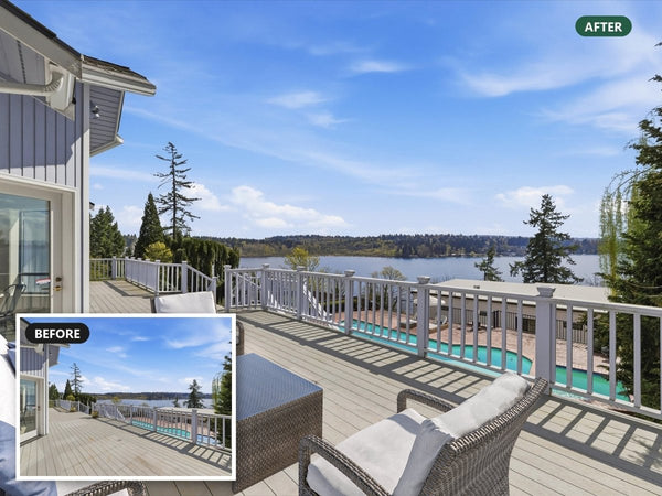 Sold: 8825 NE 116th Place, Kirkland, Virtually Staged Before and After - Bella Virtual Staging