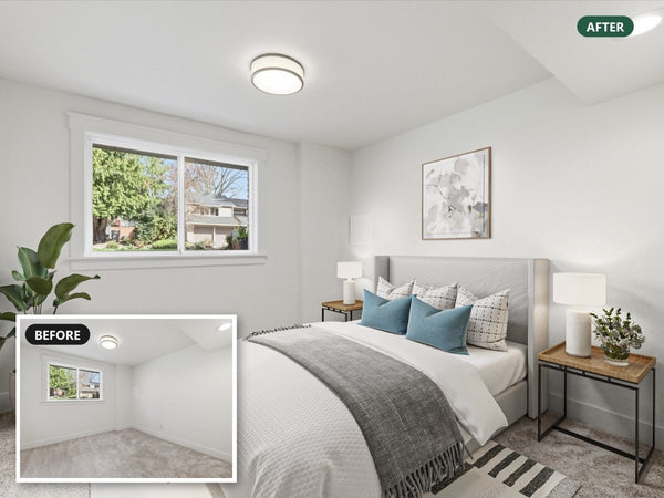 Sold: 9539 172nd Avenue NE, Redmond, Virtually Staged Before and After - Bella Virtual Staging