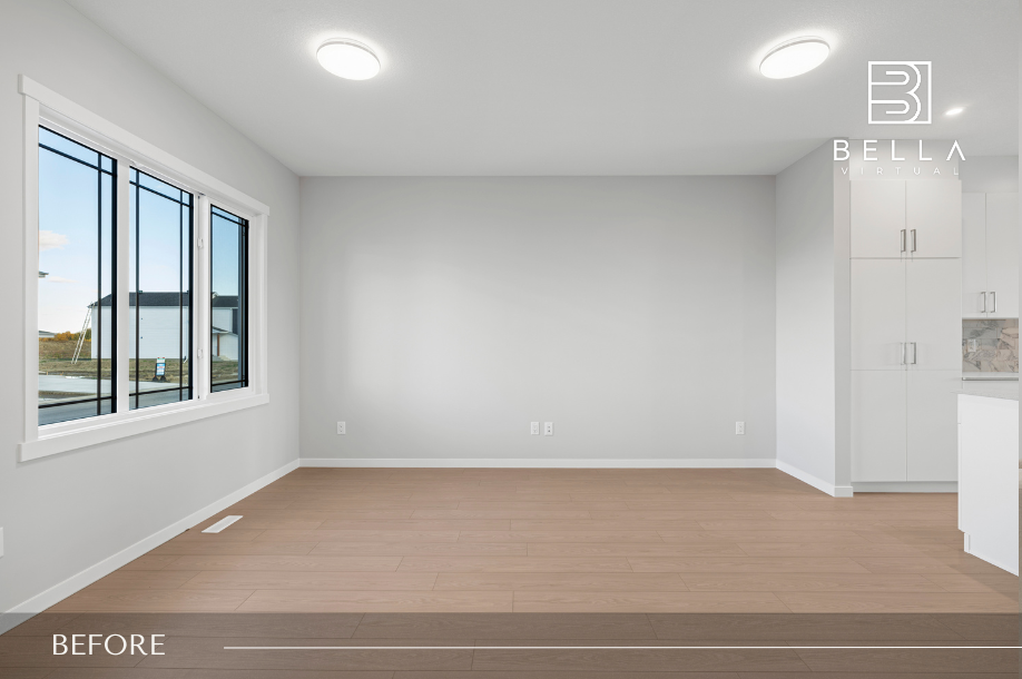 Living room · Austin, before