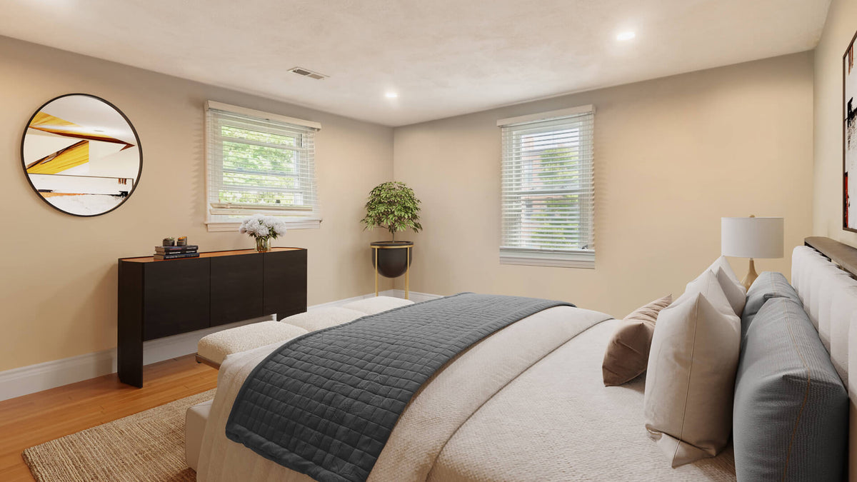 Boston listing, after — Virtual staging