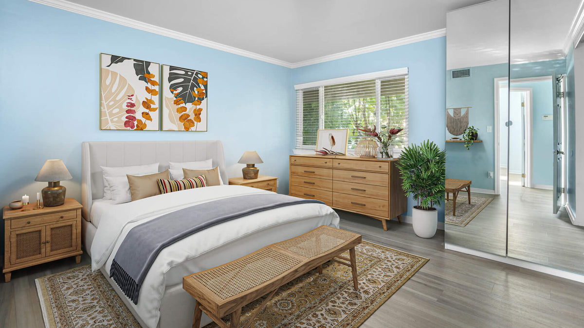 Los Angeles listing, after — Virtual staging