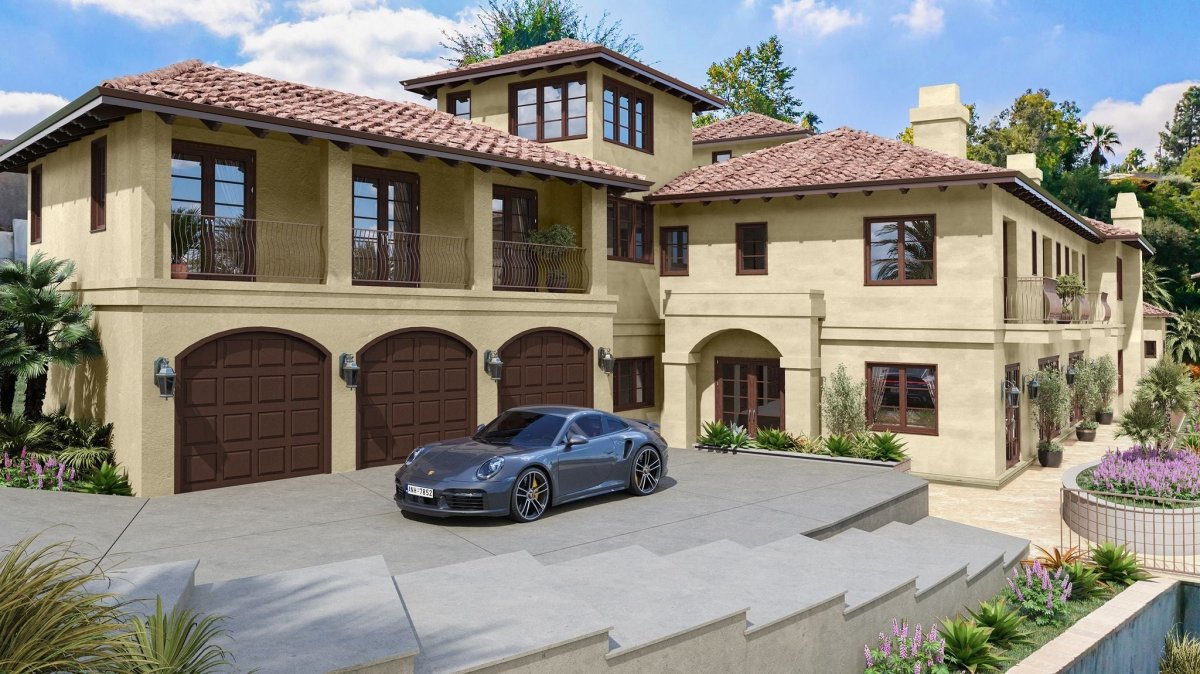 Built from the plans, staged