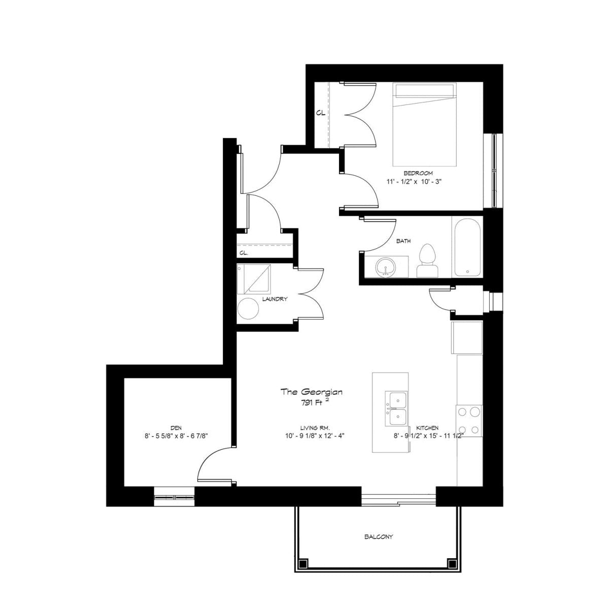 Built from the plans, before staging